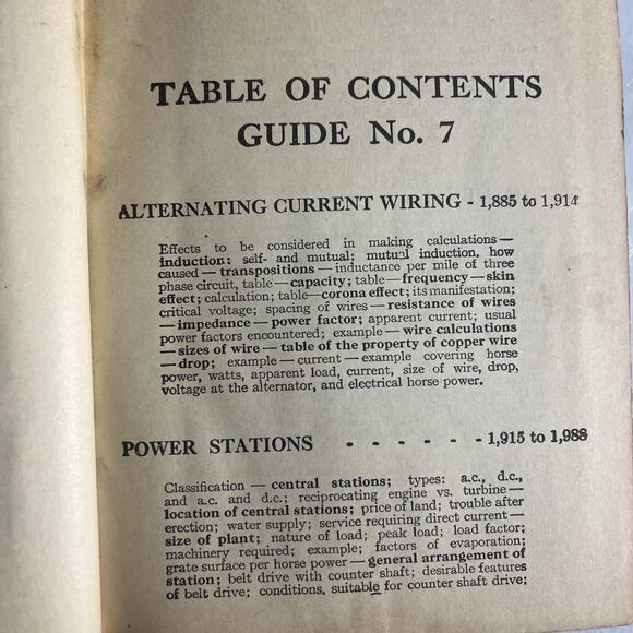 Antique Books Hawkins Electrical Guide Impression 1924-1925 1-2-3-6-7-8-9 - Picture 11 of 11